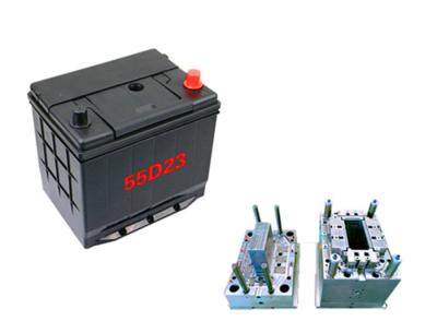 China 55D23 Plastic Injection Car Battery Mold , High Hardnes Injection Molding for sale