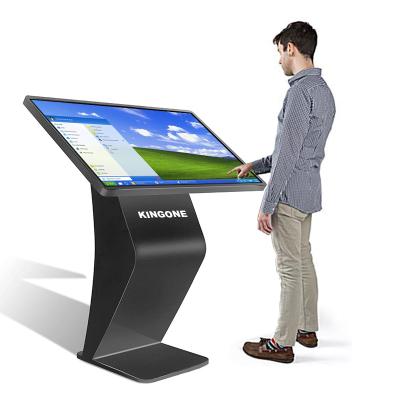 China Android System New Design Floor Standing 43 Inch Game PCAP LCD Display Totem Digital Signage Information Visual Touch Screen Kiosk for sale