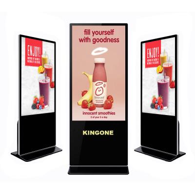 China 55 Inch Indoor Android System Floor POS Kiosk LCD Display Advertising Equipment For Shopping Mall for sale