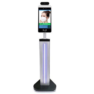 China Built-in Face Recognition Camera Non-contact Alarm Body Temperature Measurement Camera System Automatically for sale