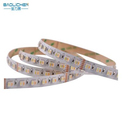 China outdoor indoor outdoor decoration 5050 rgbww smd led 5 in 1 flexible led strip light dreamcolor for sale