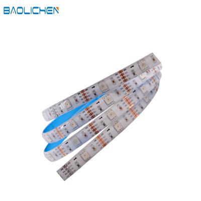 China 30/60 5050rgb SMD LED IC 12V Outdoor Integrated Waterproof Full Color Flexible Led Strip Light for sale