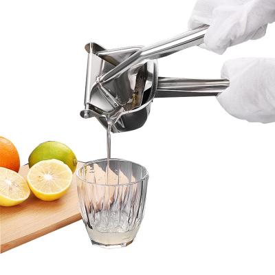 China Durable And Convenient OEM Entsafter 304 Stainless Steel Hand Squeezer Fruit Juice Extractor Lime Lemon Squeezer Manual Squeezer for sale