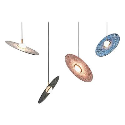 China Modern Nordic Creative Personality Star Mosaic Floor Disc Lamps For Living Room Dining Room for sale