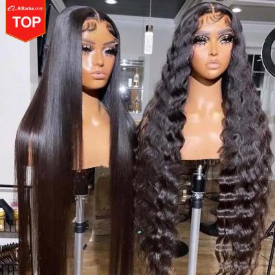 China Durable Human Hair Double Drawn 13X4 Wholesale 13X6 HD Wig, Raw Virgin Cuticle Aligned Wig, Brazilian Hair Lace Front Wig for sale