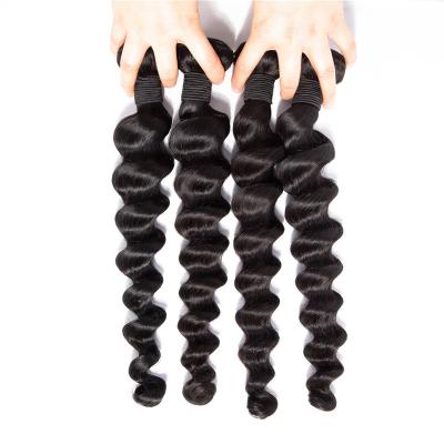 China Wholesale Deep Loose 1pc Brazilian Human Hair Bundles 100% Virgin Hair Extensions Cuticle Aligned Hair Wholesale Seller for sale