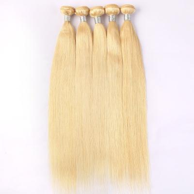 China Wholesale STW Cuticle Aligned 613 Blonde Virgin Hair Bundles With Closure, 613 Blonde Hair Color Bundles With Headband for sale