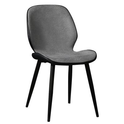 China Convertible Custom Furniture Metal Legs Metal Legs Dining Chair Luxury Fabric Upholstered Leisure Living Room Velvet Dining Chair for sale