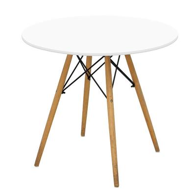 China China Factory Adjustable Desk Modern Dining Room 4 Seat (Other) MDF Wood Leg Beech Square Plastic Log Metal Dining Table for sale