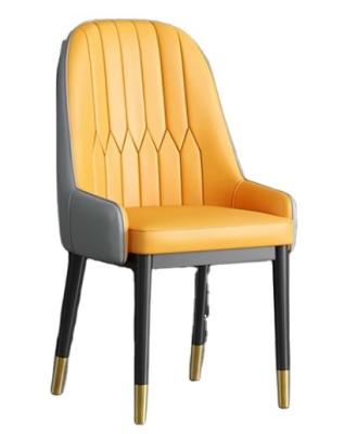 China Hot Sale Modern Cheap Colored Leather Dining Chair / Modern Luxury Dining Chair for sale