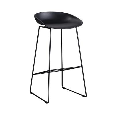 China Wholesale Cheap Price Convertible Fixed Bar Stools For Restaurant Chair Sets Black Leather Kitchen Chair PU Swivel Bar Stools Bar Chair for sale