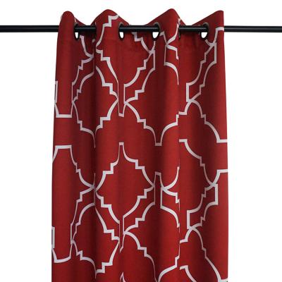 China Blackout Ienjoy Hospital Curtain Printed Grommet Panel Window Curtain, Living Room Blackout Curtain for sale