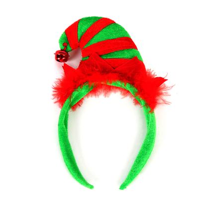 China Christamas Decoration Party Birthday Dress Up Christmas Elf Headband For Kids for sale