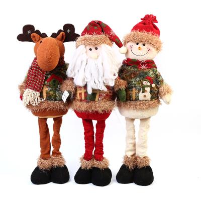 China Hot Sale 58cm Christmas Reindeer Christamas Christmas Decoration Doll Christmas Decoration Stuffed Standing Plush Cloth for sale