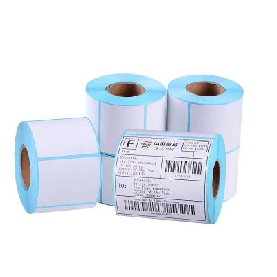 China Wholesale A6 100x150 Waterproof Thermal Sticker Free Sample Paper Adhesive Label For Waybill Thermal Printer for sale