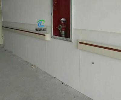 China Flexible Plastic Hand Grip And Wall Pad Hospital Corridor Railing Cover For Hospital Railing for sale