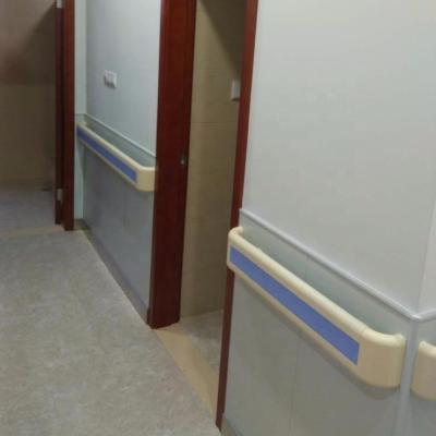 China Full Set Modern PVC And Aluminum Protective Wall Railing For Hospital Corridor for sale