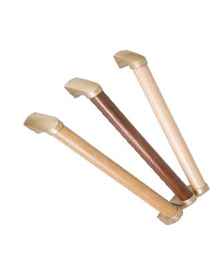 China New design modern zinc alloy bracket nylon grab bar and safety wood grab bar for sale