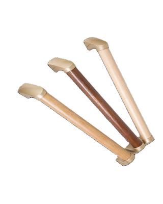 China Modern Wall Mounted Log Balustrade Solid Wood Grab Bar for sale