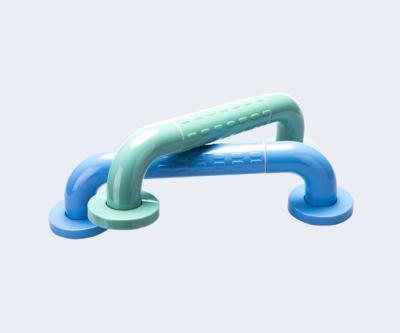 China Disabled Safety Short Modern Nylon Non-Slip Linear Grab Bar Bathroom And Toilet Handle Grip Bar for sale