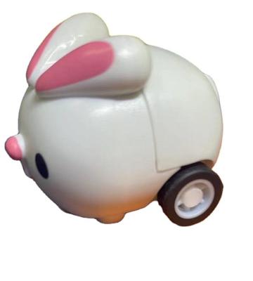 China SJ220826 Hot Selling Toy SJ220826 Low Price Vehicles Mini Friction Powered Cute Rabbit Plastic Plastic Car for sale