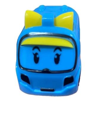 China Hot Selling Friction Toy SJ220826 Mini Pull Back Cartoon BUS Car Low Price Vehicles Plastic Mini Friction Powered Lovely Design For Children for sale