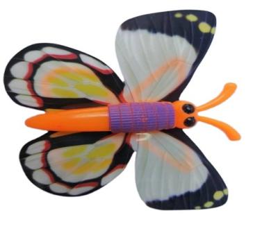 China New Fashion Plastic Friction Toy SJ220827 Mini Pull Back Insect Car Vehicles Cute Butterfly Shape Animal Car For Kids for sale