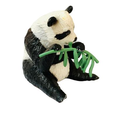 China SJ220907 Lifelike Kids Fashion Cute Wild Animal PVC Pattern Panda Realistic Toy Customized Many Lifelike Styles Kids Lifelike for sale