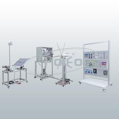 China Mix CNC-201 Solar And Wind Power Generation Trainer Vocational Lab New Hybrid Energy Training Equipment for sale