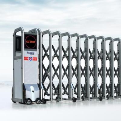 China Retractable Auto aluminum main spontaneous gate for sale