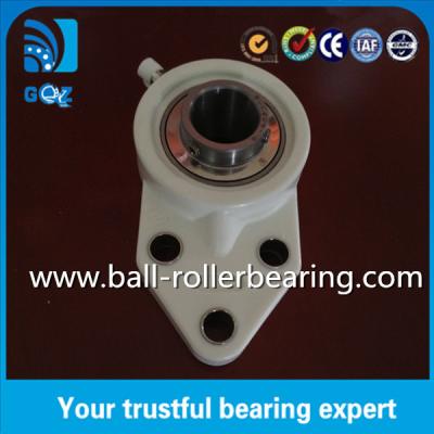 China UCFB205 Three Bolt Pillar Block Bearing With Flange , Pillow Block Linear Bearings for sale