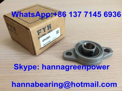 China UFL001 Zinc Alloy Pillow Block Bearing FL001 - U001 Bearing 12*38*63mm for sale