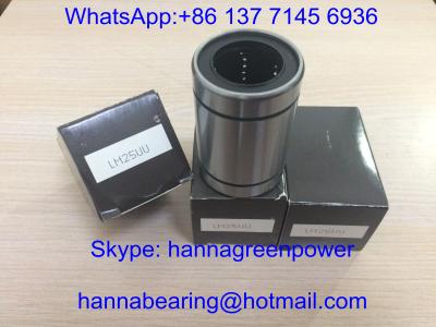 China LM25UU / LBD25UU / LM25UU-OP Linear Motion Ball Bearing / Linear Bushing 25*40*59mm for sale