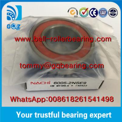 China Japan Origin Rubber Sealed Deep Groove Ball Bearing NACHI 6005-2NSE9 for sale