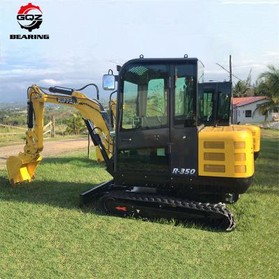 China China R350 Mini Escavação Pequena Escavação Kubota Motor Escavação Micro Escavação Máquina Mini Escavação Com Cabine à venda