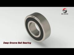 Automotive Deep Groove Ball Bearing Gcr15 Steel Nylon Retainer Type