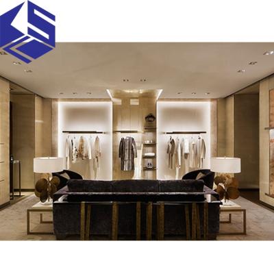 China Fancy Women Clothing Store Fixture Decoration Beautiful Store Interior Design for sale