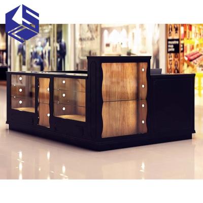 China Marble Display Stand Counter Cigarette Fixture Smoke Shop Showcase Tobacco Kiosk for sale