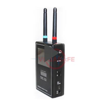 China Tamper Alarm Black Phone Bug Detector Spy Camera Cell Phone Detector with Buzzer and Vibration for House and Hotel for sale