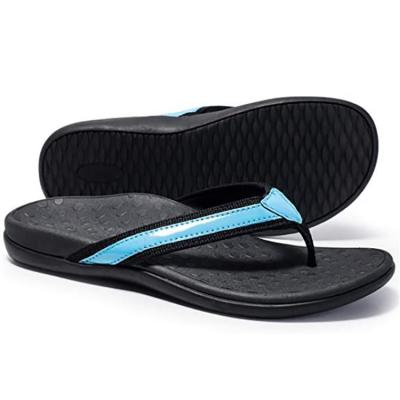 China Fashion Trend Wholesale Custom Made Summer Indoor Outdoor Arch Flip Flops Sandals Orthopedic Slippers For Women for sale