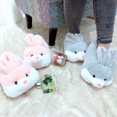 China Cute Funny Animal Indoor Plush Bunny Slippers Fashion Trend Classic Rabbit Slippers Easter Gifts For Women for sale