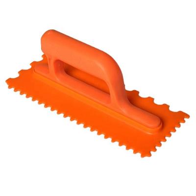 China Plastic Trowel 275x115mm ABS Notched Plastic Finishing Trowel for sale