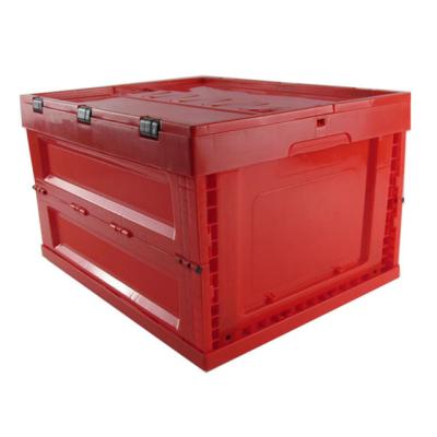 China Sustainable Plastic Collapsible Storage Box Collapsible Camping Box for sale