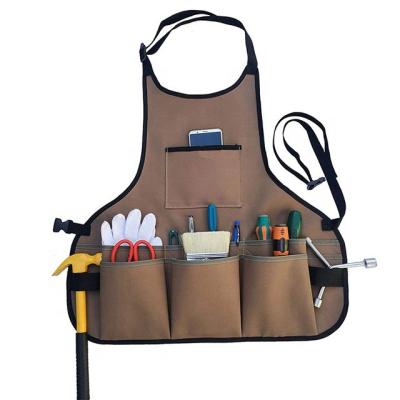 China Fashion / Convenient Customized Logo Work Apron Tool Apron With Tool Garden Apron for sale