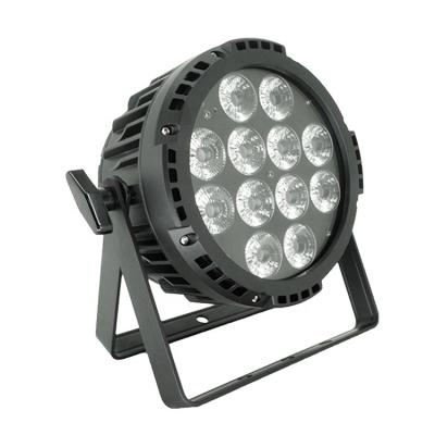 China Stage light Outdoor 12x18w led wireless battery uplights IP65 RGBWA UV 6in1 wedding party battery par light for sale