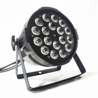 China Hotel Best Quality RGBW RGBWA+UV Led Stage Light 18x10W LED Par Light for stage decoration for sale