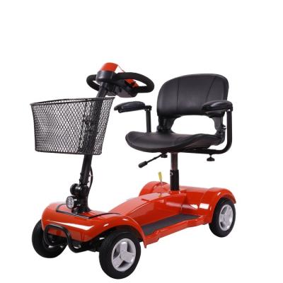 China 4 Wheel Unisex Electric Folding Scooter Mobility Scooter for sale