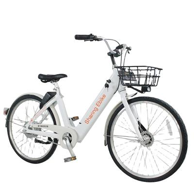 China Energy Saving 36V 350W Common Type Lithium Battery Sharing Electric Bike for sale