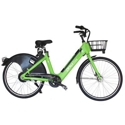 China 4G/5G GPS 350W Lithium Battery Green Power Common Type Bike Sharing Electric Bike for sale