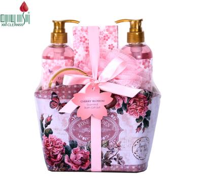 China Family Family Promotional Body Wash Scent Long Lasting Bath Sets Bath Gift Sets Spa à venda